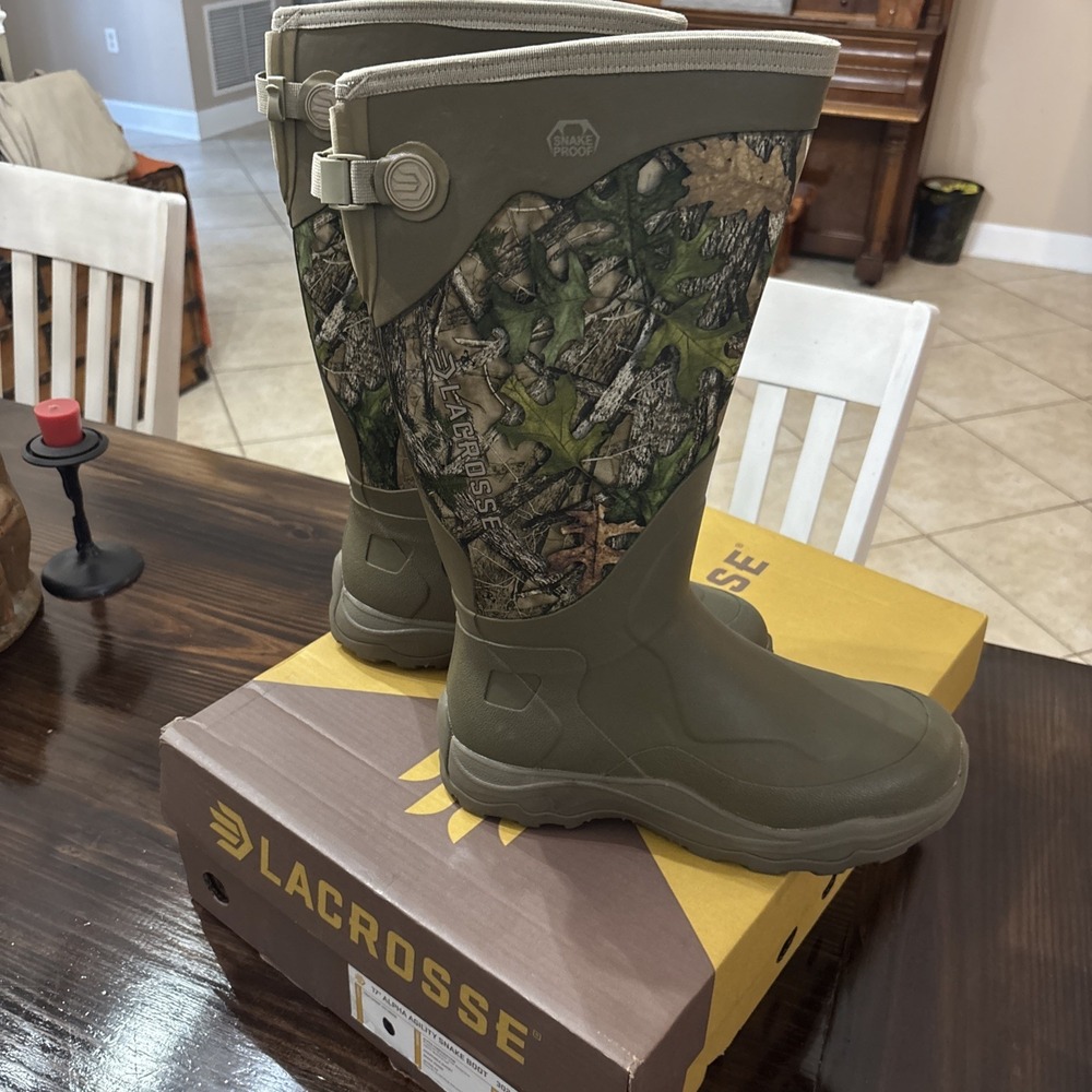 Lacrosse NEW! 17" Alpha Agility Snake Hunting Boot 302424 - Mens 12 Truetimber